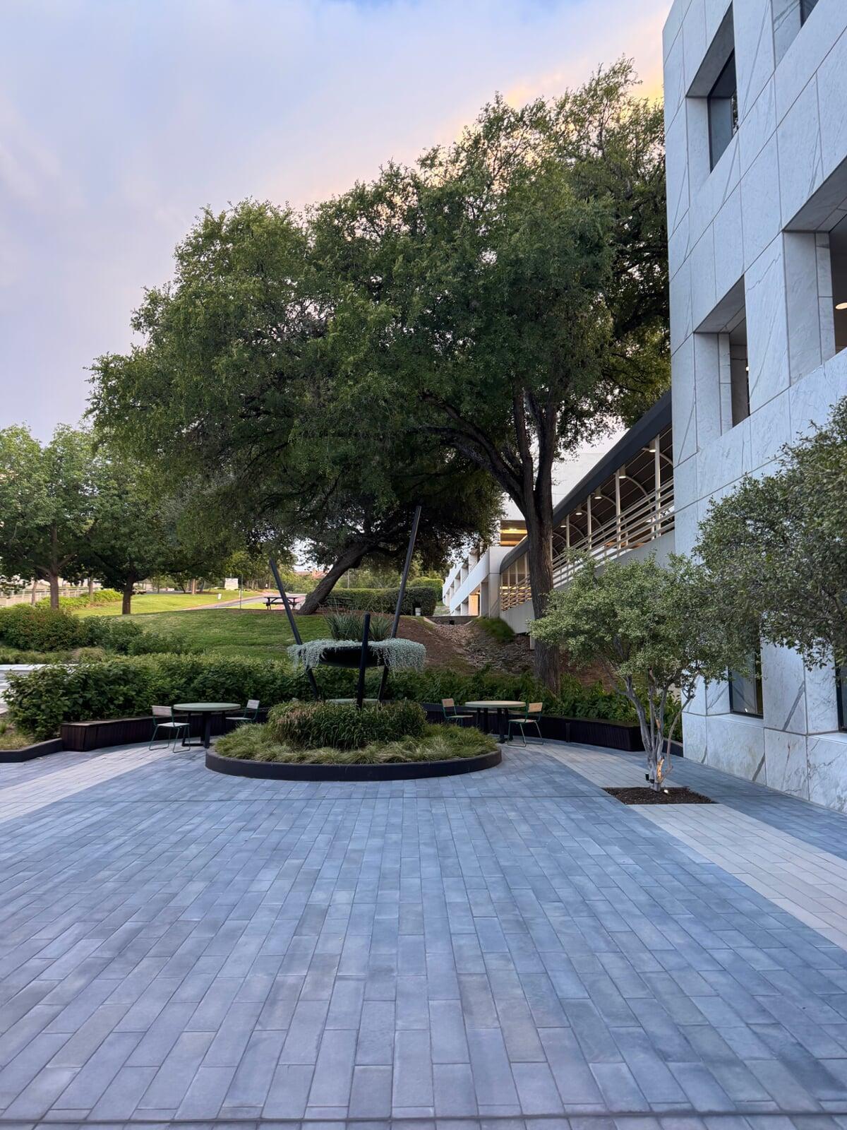 Picture of covered walkway